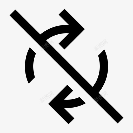 不同步svg_新图网 https://ixintu.com 不同步 线性 扁平 精美 简约 单色 商务