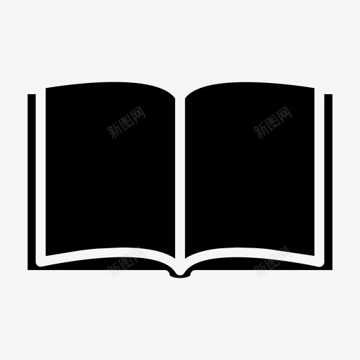书教育阅读图标svg_新图网 https://ixintu.com 书 学校 教科书 教育 课本 阅读