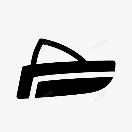 摩托艇划船船图标svg_新图网 https://ixintu.com 划船 平面图标运输 摩托艇 水上运动 船