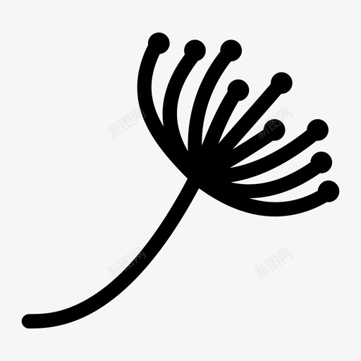 蒲公英苍蝇光图标svg_新图网 https://ixintu.com 光 混合2中 种子 苍蝇 蒲公英 通过