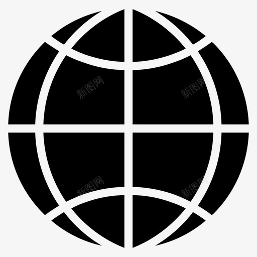 互联网浏览器云服务器图标svg_新图网 https://ixintu.com 互联网 地球仪 微笑 服务器 浏览器 连接