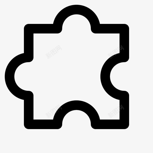 拼图商务团结图标svg_新图网 https://ixintu.com 业务线 商务 团结 拼图