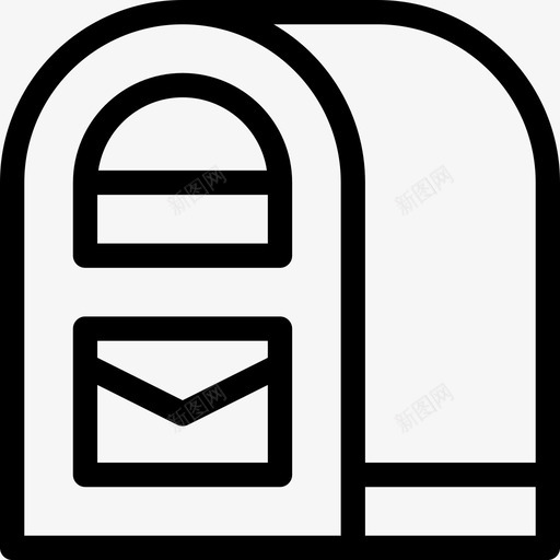 邮箱物流27直拨图标svg_新图网 https://ixintu.com 物流27 直拨 邮箱