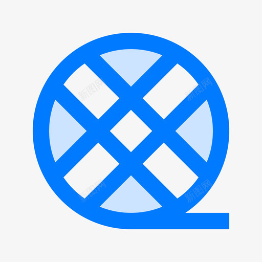 纱线缝纫41蓝色图标svg_新图网 https://ixintu.com 纱线 缝纫41 蓝色