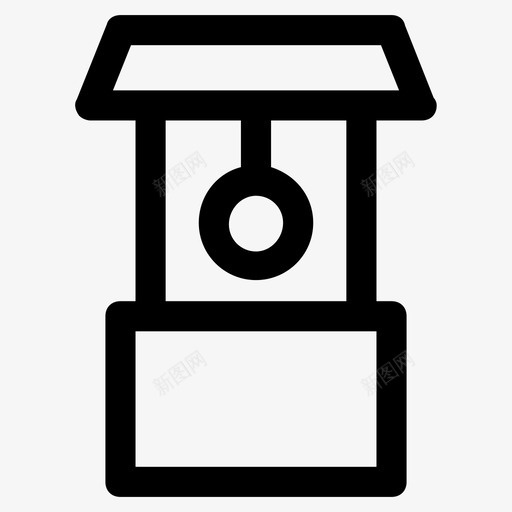 水果亭手推车食品摊位图标svg_新图网 https://ixintu.com 供应商食品 徒步旅行和野营路线图标包 手推车 水果亭 食品店 食品摊位