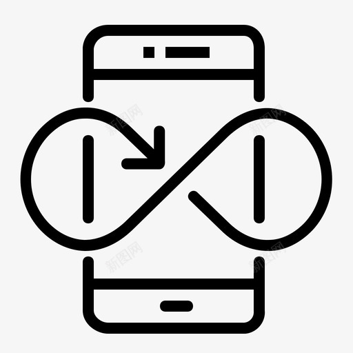 8字svg_新图网 https://ixintu.com 8字