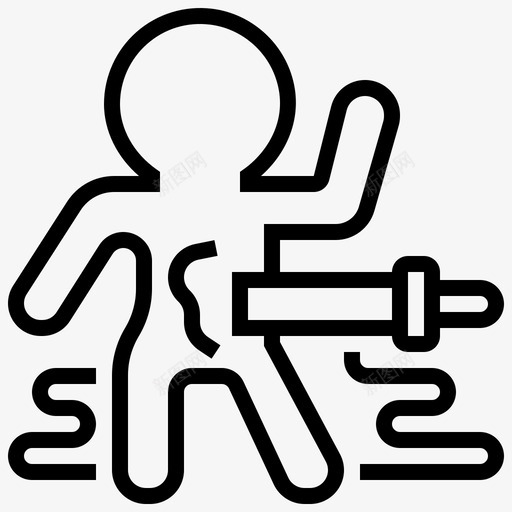 谋杀罪犯杀戮图标svg_新图网 https://ixintu.com 杀戮 罪犯 警察要素线 谋杀 违法者