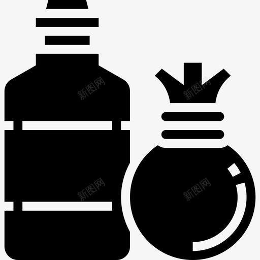 垃圾核元素2字形图标svg_新图网 https://ixintu.com 元素 垃圾 字形