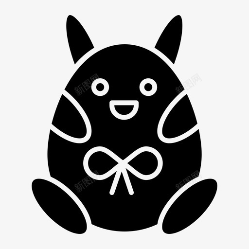 鸡肉宝贝复活节图标svg_新图网 https://ixintu.com 东方人 复活节 宝贝 快乐 鸡肉