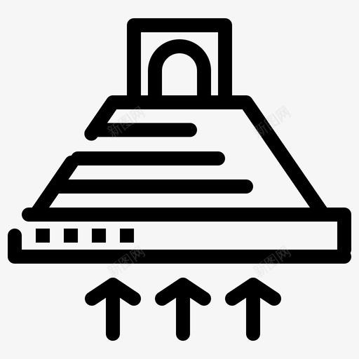 机罩烹饪排气图标svg_新图网 https://ixintu.com web界面2月系列v5 厨房 排气 机罩 烟雾 烹饪