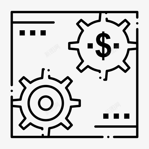 收入资本收益图标svg_新图网 https://ixintu.com 2月 v4 制作 制造 收入 收益 收集 界面 网络 资本