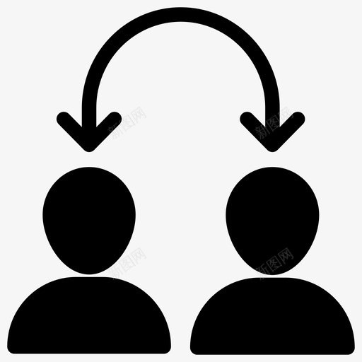 对话沟通讨论图标svg_新图网 https://ixintu.com 个人 员工 图标 字形 对话 沟通 管理 素质 讨论 讲话 谈话