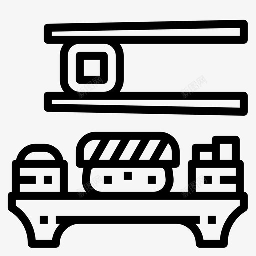 寿司鱼日式图标svg_新图网 https://ixintu.com maki 三文鱼 寿司 日式 餐厅概要 鱼