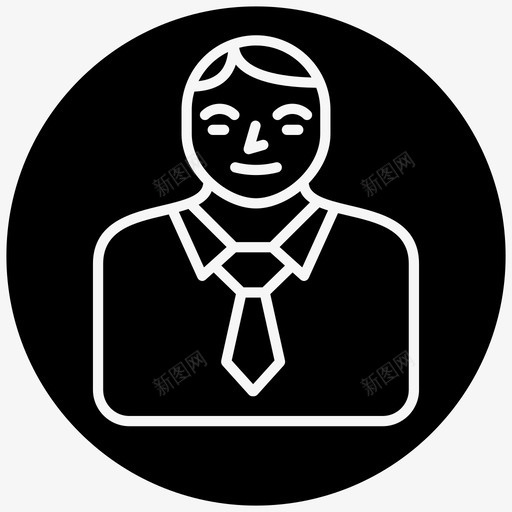高级职员银行家业务主管图标svg_新图网 https://ixintu.com 业务 主管 人力资源部 职员 银行家 高级