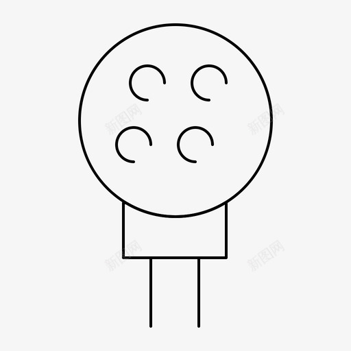 高尔夫球棒球图标svg_新图网 https://ixintu.com 中庭 棒球 细线 运动 运动中 运动训练 高尔夫 高尔夫球