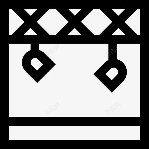 舞台夜派对21直线图标svg_新图网 https://ixintu.com 派对 直线 舞台