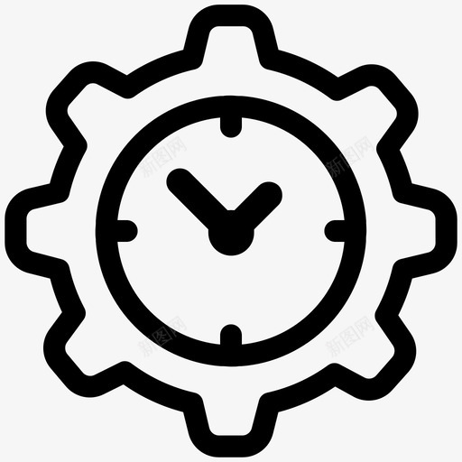时间管理设置搜索引擎优化营销图标svg_新图网 https://ixintu.com 优化 搜索引擎 时间管理 营销 设置