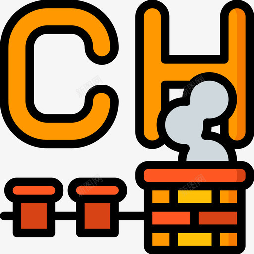 Ch语音5线性颜色图标svg_新图网 https://ixintu.com Ch 线性 语音 颜色