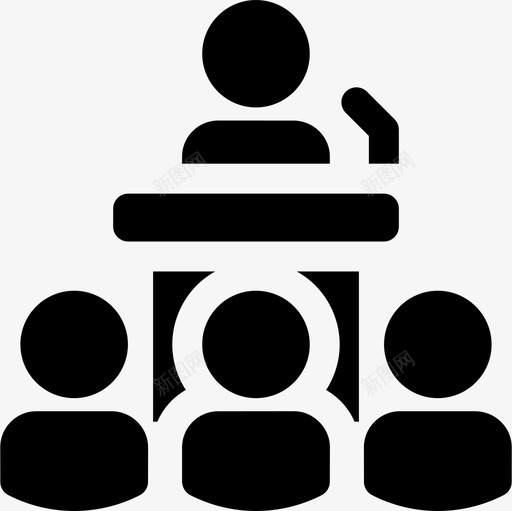 会议团队合作63人已满图标svg_新图网 https://ixintu.com 63人 会议 合作 团队 已满