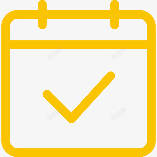 签到svg_新图网 https://ixintu.com 签到 线性 扁平 简约 单色 可爱 商务 圆润 方正