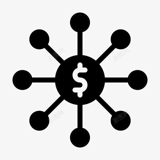 众筹金融金融科技解决方案图标svg_新图网 https://ixintu.com 众筹 字形 技术 科技 解决方案 金融