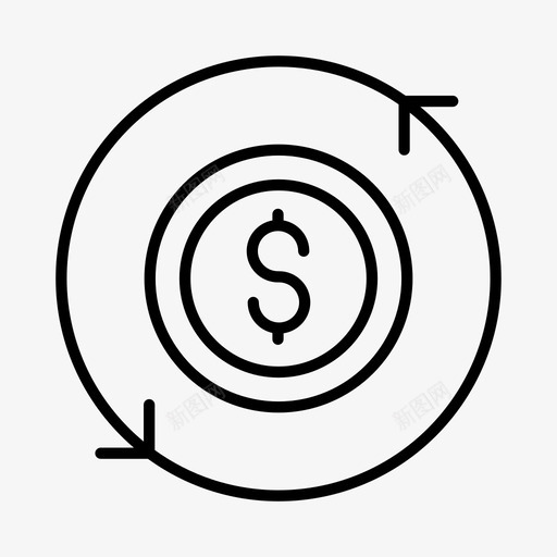 交易银行金融图标svg_新图网 https://ixintu.com 交易 支出 货币 金融 银行