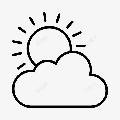 天气气候地理图标svg_新图网 https://ixintu.com 地理 地质 天气 气候 社会科学 自然