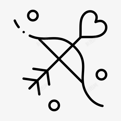 射箭弓箭爱情图标svg_新图网 https://ixintu.com 婚姻 婚礼 射箭 弓箭 爱情 网页界面2月收集v4