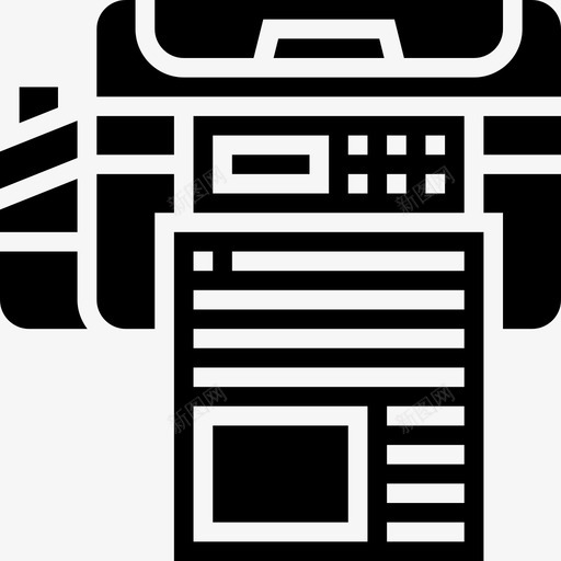 打印机电子设备11字形图标svg_新图网 https://ixintu.com 字形 打印机 电子设备