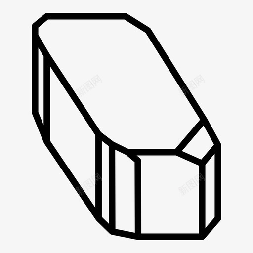 辉铜矿晶体形态图标svg_新图网 https://ixintu.com 形态 晶体 晶体形态 矿物 系统 辉铜矿