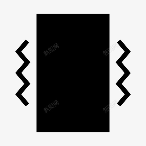 振动常规通知图标svg_新图网 https://ixintu.com 字形 常规 振动 通用 通知