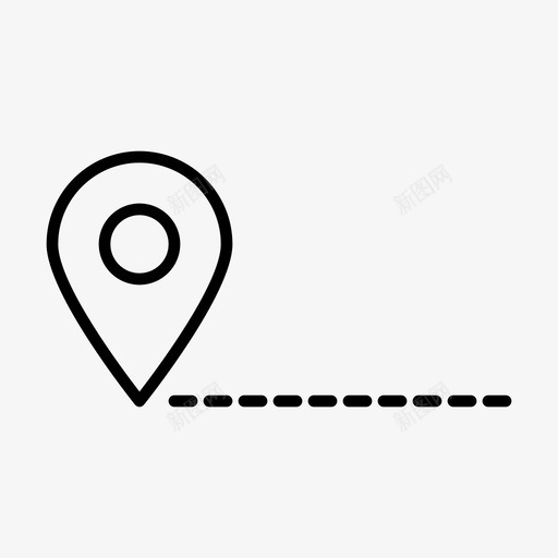 距离跟随位置图标svg_新图网 https://ixintu.com 位置 范围 距离 跟踪 跟随 野营大纲