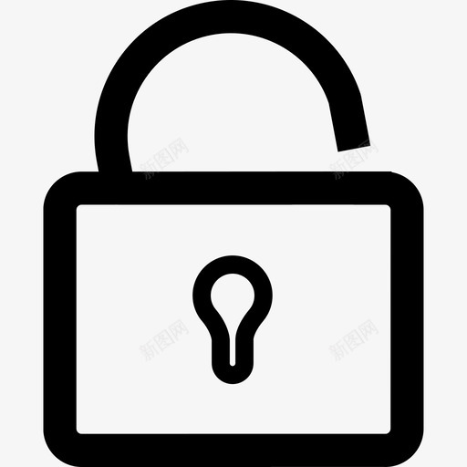 通用库-8工具图标-密码锁-开svg_新图网 https://ixintu.com 通用库-8工具图标-密码锁-开