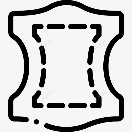 皮革缝纫32线状图标svg_新图网 https://ixintu.com 皮革 线状 缝纫