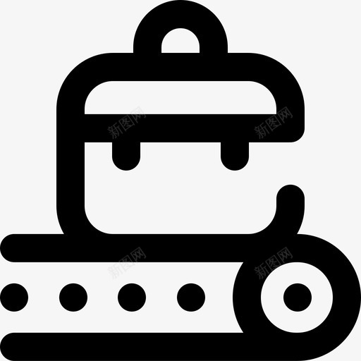 输送机机场81轮廓图标svg_新图网 https://ixintu.com 机场 轮廓 输送机