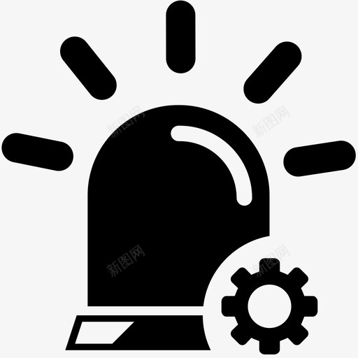 报警设置svg_新图网 https://ixintu.com 报警设置