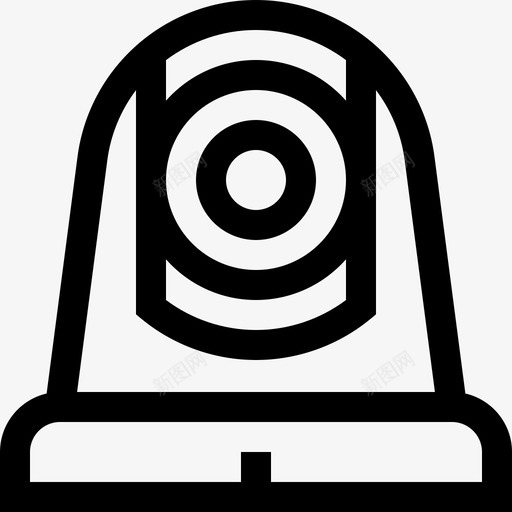 闭路电视家庭自动化16线性图标svg_新图网 https://ixintu.com 家庭 线性 自动化 闭路电视