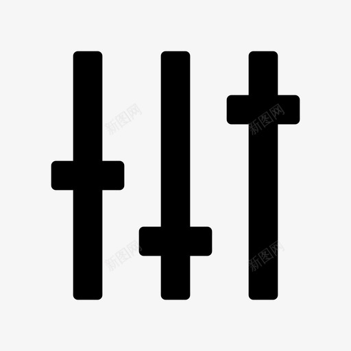 均衡器控制面板混音器图标svg_新图网 https://ixintu.com 图标 均衡器 多媒体 控制面板 混音 面板