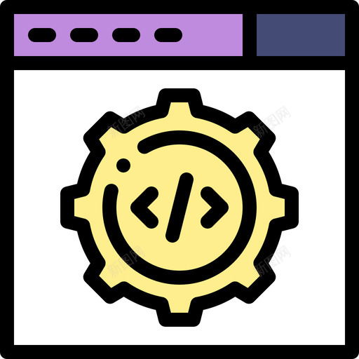 网络开发初创公司17线性颜色图标svg_新图网 https://ixintu.com 公司 初创 开发 线性 网络 颜色
