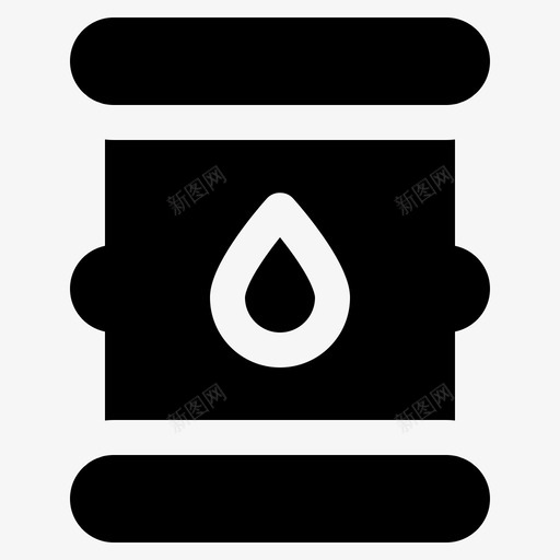 油桶燃料汽油图标svg_新图网 https://ixintu.com 汽油 油桶 油桶字形 燃料
