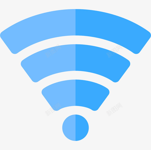 Wifi信号智能城市10平坦图标svg_新图网 https://ixintu.com Wifi信号 平坦 智能城市10