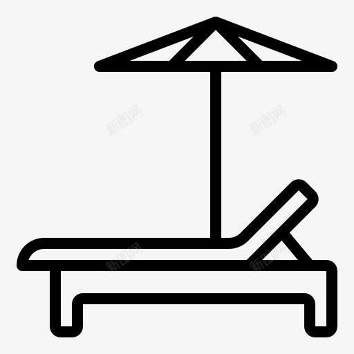 有钱的度假的图标svg_新图网 https://ixintu.com 假的 度假 有钱