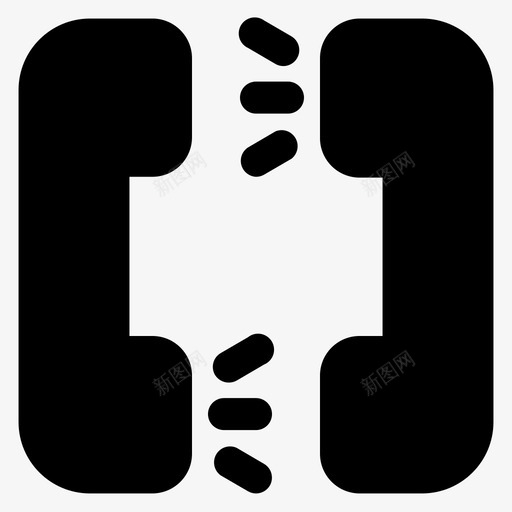 通讯商务电话图标svg_新图网 https://ixintu.com 商务 电话 通讯