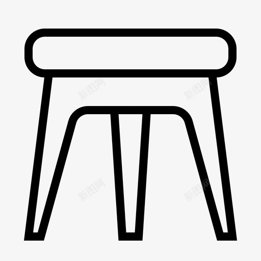 采购产品凳子酒吧凳椅子图标svg_新图网 https://ixintu.com 产品 凳子 家具 家居 椅子 生活 酒吧 采购