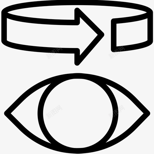 Vr眼镜Vr5线状图标svg_新图网 https://ixintu.com Vr5 Vr眼镜 线状