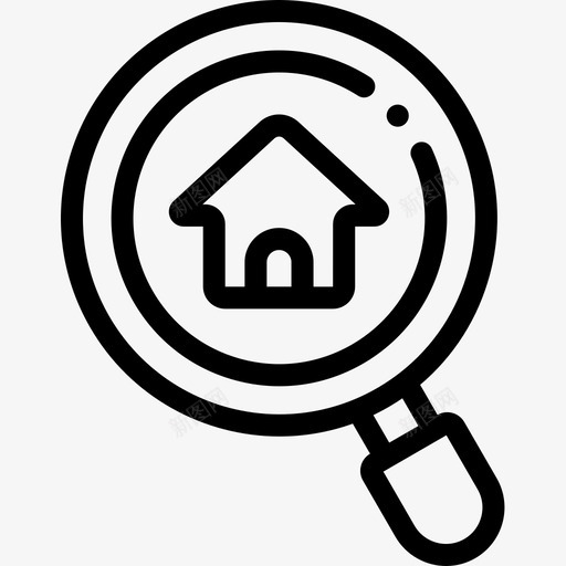 房地产室内10线性图标svg_新图网 https://ixintu.com 室内设计 房地产 线性