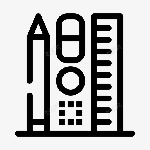 笔教育在线图标svg_新图网 https://ixintu.com 2月 v4 在线 收集 教育 文具 电子 界面 网络
