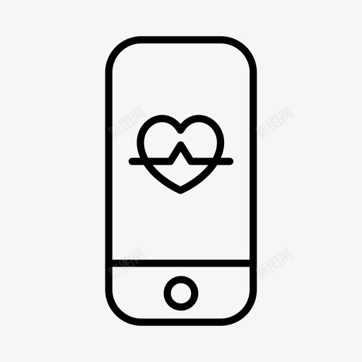 健康应用程序锻炼健身图标svg_新图网 https://ixintu.com 健康应用程序 健身 健身应用程序 运动 锻炼