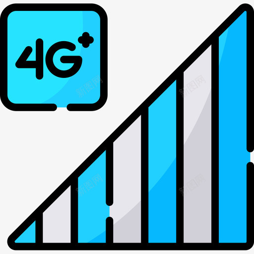信号网站界面3线颜色图标svg_新图网 https://ixintu.com 信号 界面 网站 颜色