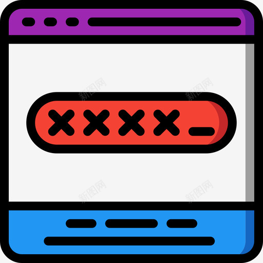 加密数据保护14线性颜色图标svg_新图网 https://ixintu.com 保护 加密 数据 线性 颜色